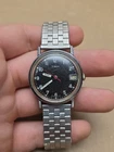 Vintage Men’s Timex 16570-10578 Calendar Watch Works Military Style Black Dial