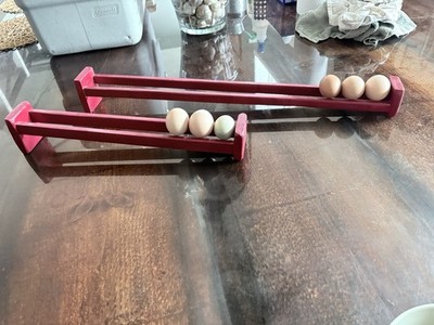 Egg Roller For Storage All Wood Hand Made Everyone Is Unique!