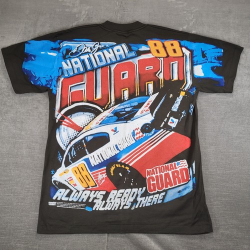 Vintage Dale Earnhardt Jr 88 National Guard NASCAR Reprint Giant Tee XL Made USA - Bild 6 von 6