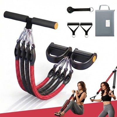 Upgrade Pedal Resistance Band, Multifunction Home Gym Workout Equipment with