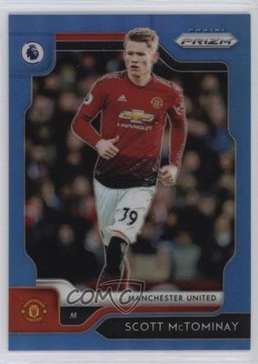 2019-20 Panini Prizm Premier League Blue Prizm 175/199 Scott McTominay #61 15hl