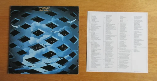 THE WHO Tommy  ORIG UK TRACK 1969 TRIFOLD DBL VINYL + BOOKLET A1 B3 A1 B2