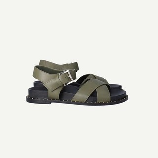 Oliver Bonas Womens Khaki Shoes Size UK 3