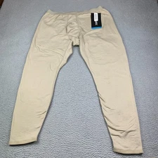 Peckham Military Base Layer Pants Men XL Beige Polartec Power Dry Long Johns NEW