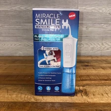 Miracle Smile Water Flosser for Teeth Gum Health Ontel Unique H-Shaped Flossing