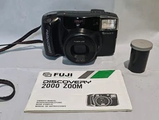 Fuji Discovery 2000 Zoom Point and Shoot Film Camera!