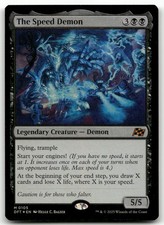 The Speed Demon 105 Foil Lp Aetherdrift Dft Magic Mtg