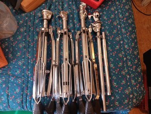 Pearl BC–930 Boom Cymbal Stand – Double Braced – Very Good Condition Lot Of 3