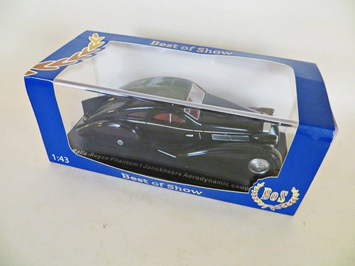 BEST OF SHOW BOS '1935 ROLLS ROYCE PHANTOM I JONCKHEERE AERO COUPE' 1:43. BOXED - Picture 3 of 6