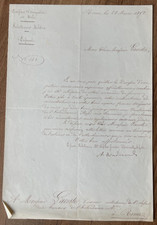 1852 Rome Besatzungsverwaltung In Italien Intendantur Milit&auml;r Lacoste