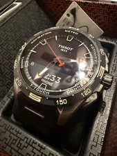 Tissot T-Touch Connect Solar Analog Digital Titanium Smart Watch T1104204405100