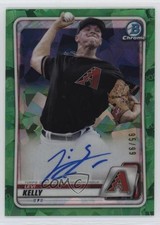2020 Bowman Chrome Prospect Green Atomic Refractor 95/99 Levi Kelly Auto v9t