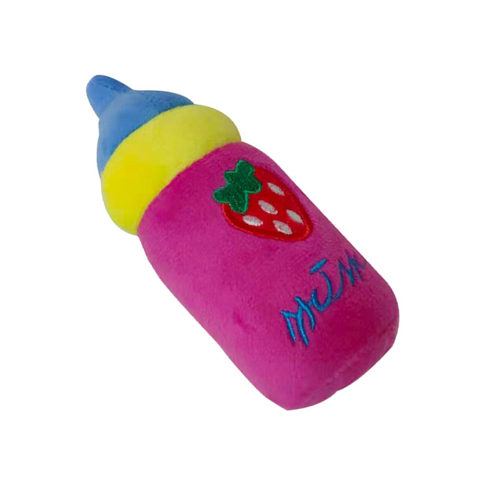 Dog Plush Toy Milk Bottle Anti Bite Relieve Boredom Pet Dogs Squeaky Toy New