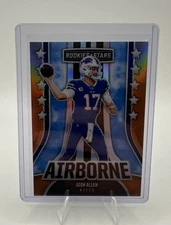 2023 Rookies & Stars Josh Allen Airborne Orange /25 - Buffalo Bills #AI-4