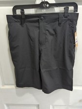 New Quicksilver Amphibian Hybrid Shorts Boys Youth Size 18 XL Black Swim Board