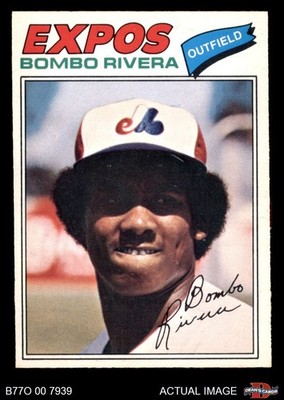 1977 O-Pee-Chee #54 Bombo Rivera Expos UNIQUE 6 - EX/MT