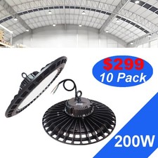 200W UFO LED High Bay Light,Commercial Warehouse led Lighting Stadium UFO Lights