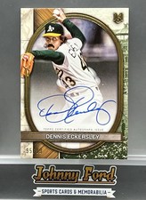 Dennis Eckersley 2025 Topps Museum Collection Archival Auto Gold #95/99 #AA-DE