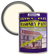 Bedec Extra Flex Flexible Masonry Paint Exterior Gardenia Low-Sheen 5L