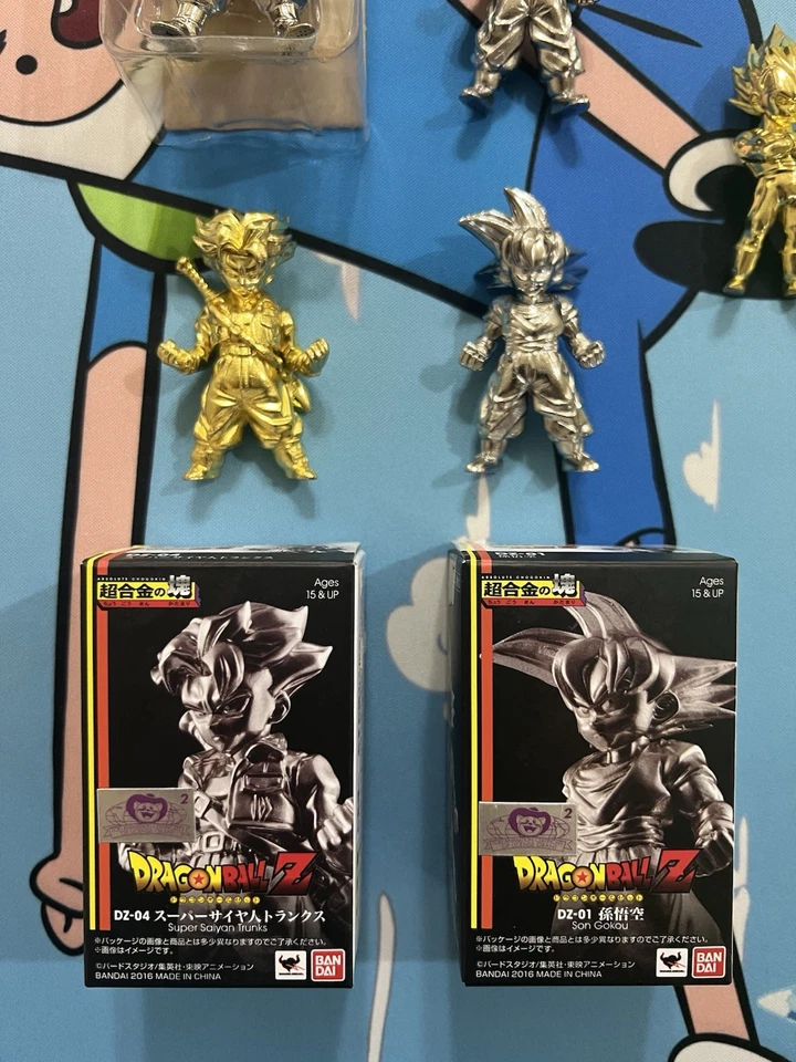 Lot Of 5 Bandai Absolute Chogokin Metal Figures Dragon Ball Z Gold Vegeta Trunks - Image 3 of 4