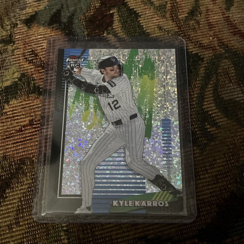 Topps Kyle Karros Colorado Rockies #87 Topps Finest RC Rookie Baseball Card 2025