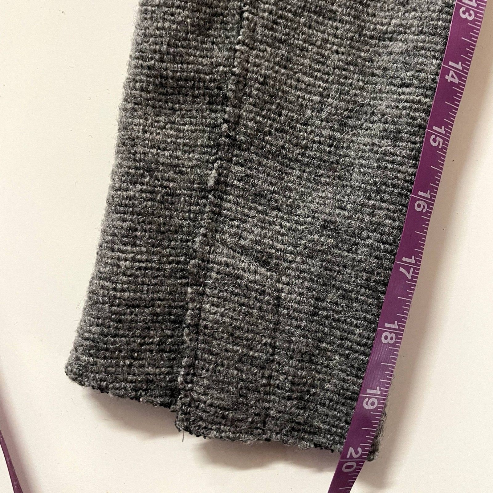 Zara Gray Wool Blend Button Front Jacket Size S G… - image 7