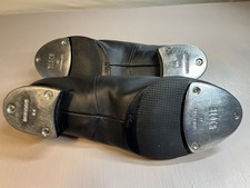 Bloch S0371 Women  s Black Leather Tap Shoes Lace-Up Oxford   Size 8.5N