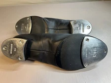 Bloch S0371 Women’s Black Leather Tap Shoes Lace-Up Oxford – Size 8.5N