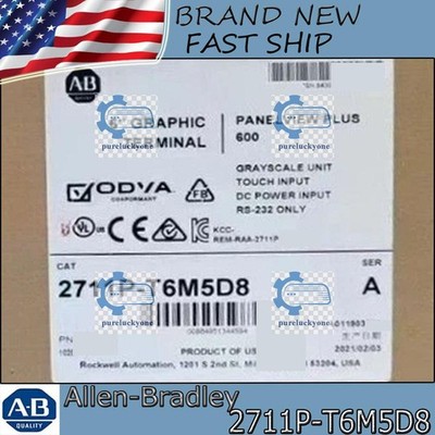 Factory Sealed AB 2711P-T6M5D8 /A PANELVIEW PLUS 600 Free Shipping