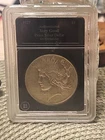 1927 Authenticated Peace $1. Vg. Better Date!