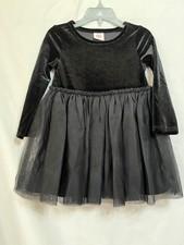Wonder Nation Toddler Girls BlackVelour Tutu Tulle Dress Long Sleeve U pick New