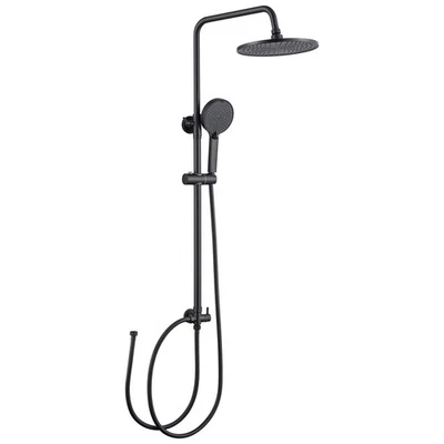 SOFETIY MAX Regendusche Duschsystem Duschset Brausegarnitur Kopfbrause mit 4-Modi Handbrause