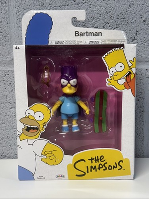 #ad #ad The Simpsons Bartman Action Figure Jakks Pacific NEW in Box Collectible Toys 6quot; $11.99