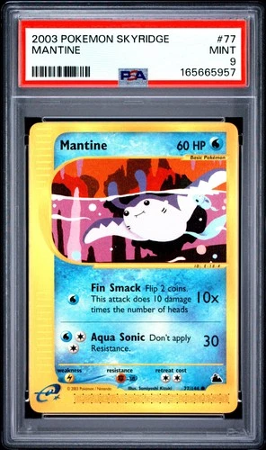 Pokemon Mantine Skyridge 77/144 PSA 9 Mint