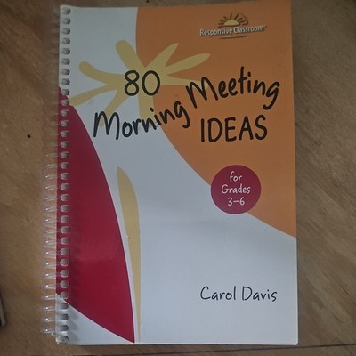 80 Morning Meeting Ideas for Grades 3-6 - Spiral-bound  w/Free Shipping 