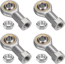uxcell 4pcs SI8T/K 8mm Rod End Bearing M8x1.25 Female Left Hand Thread, 