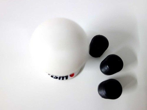 New White Nismo Style Rigid Plastic Sport Manual Car Gear Shift Knob Universal - Picture 2 of 5