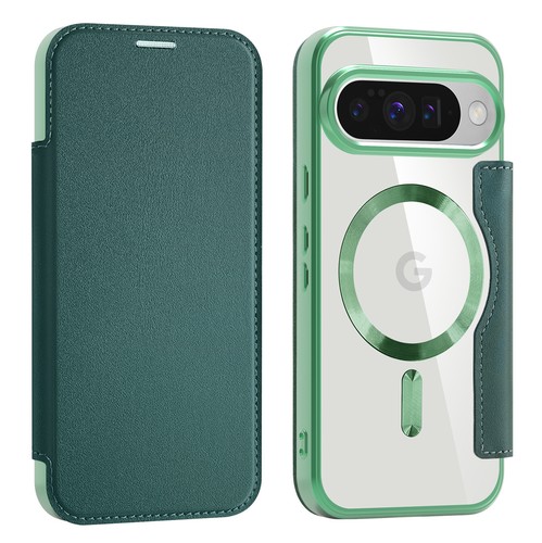 Magnetic Wallet Case for Google Pixel 10 Pro XL/10 Transparent Flip Cover - 第 13/16 張圖片