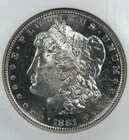 1881-S Morgan Dollar. NGC MS64 PL. White Proof Like.