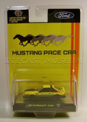 1987 '87 FORD MUSTANG GT PACE CAR CUSTOM HS31 HOBBY M2 MACHINES DIECAST 2022
