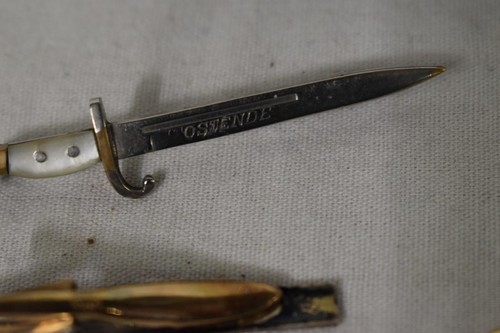 Collection of Tie Clips Vintage 1 is 9ct Gold on Silver - Bild 3 von 7