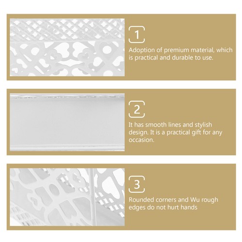 Freestanding Napkin Holder Paper Stand Wrought Iron Tissue Storage Rack - Bild 4 von 12