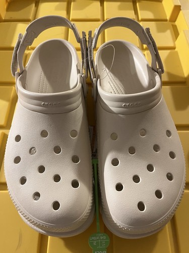 Nuevo Zueco Crocs Duet Max 2 Estuco 208776 160 Sandalia Informal Sin Cordones Para Hombre Talla 11” - Imagen 4 de 7