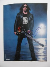 Dave Wyndorf "monster magnet" autograph signed A4 magazine image