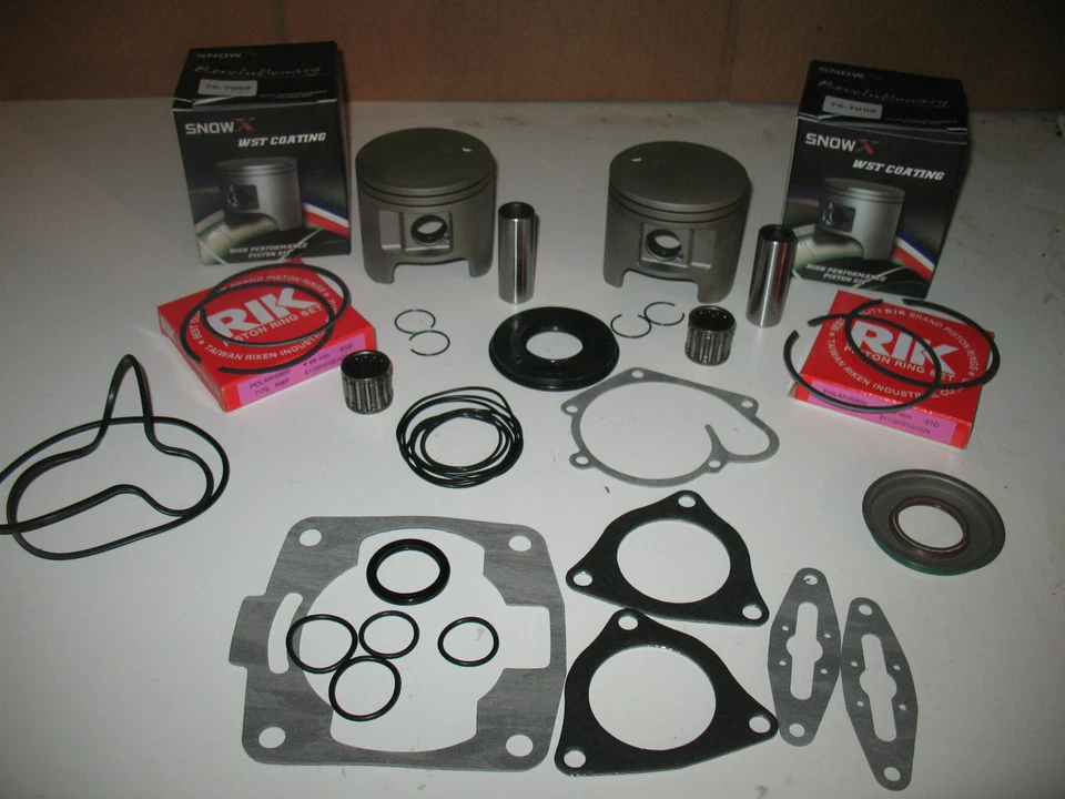 KIT JUNTA COMPLETA POLARIS 800 PISTONES 2000-2005 00-05 RMK XC SELLOS DE ACEITE Foto 3 de 3