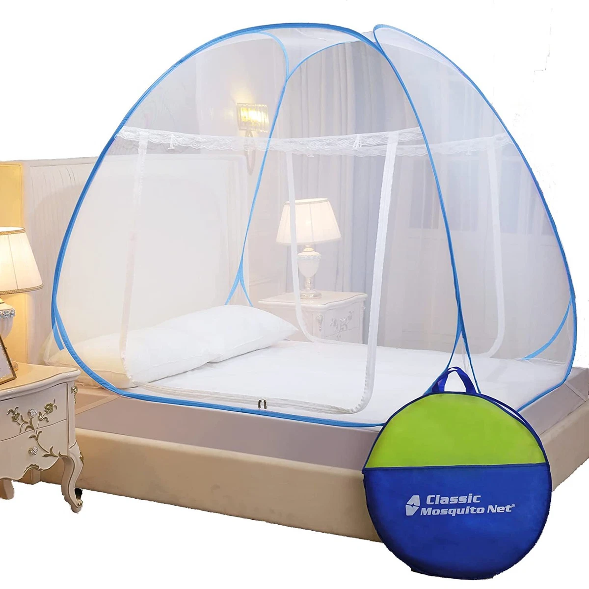 Double Bed King Size Foldable Machardani Polyester 30GSM Strong Net