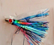 3 pc Tuna Mahi Skirts Offshore Saltwater Trolling Mylar Lures 3 inch 1/4 oz lot