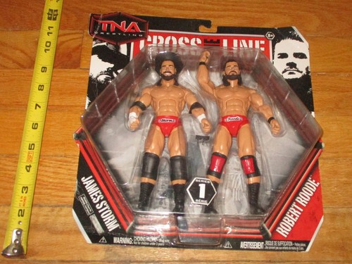 NWA TNA Impact Jakks Beer Money Bobby Roode James Storm Deluxe Wrestling Figures - Picture 1 of 5