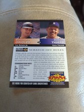 1994 Upper Deck Collectors Choice Scratch-Off Card Cal Ripken Jr./Cecil Fielder