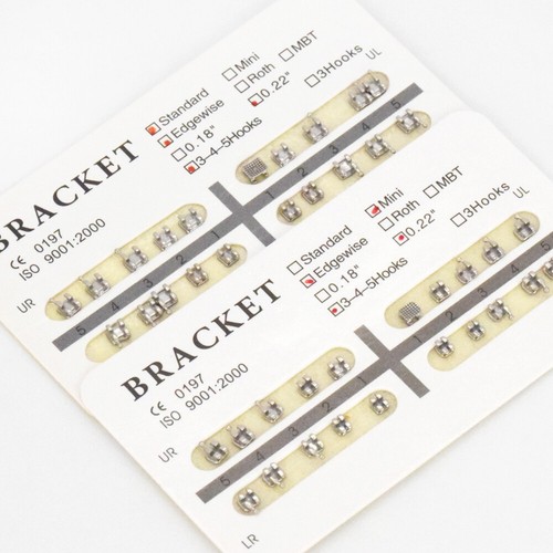 Dental Bracket Ultradünner Monoblock MIM Edgewise ROTH MBT 022 018 345 Haken - Bild 21 von 48